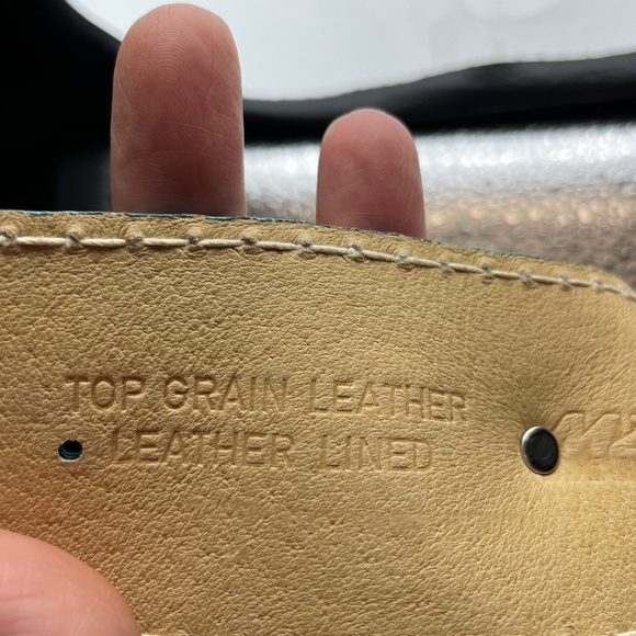 COPY - MZ top Grain gorgeous croc print leather western Concho belt w/big buckl… - Picture 3 of 4